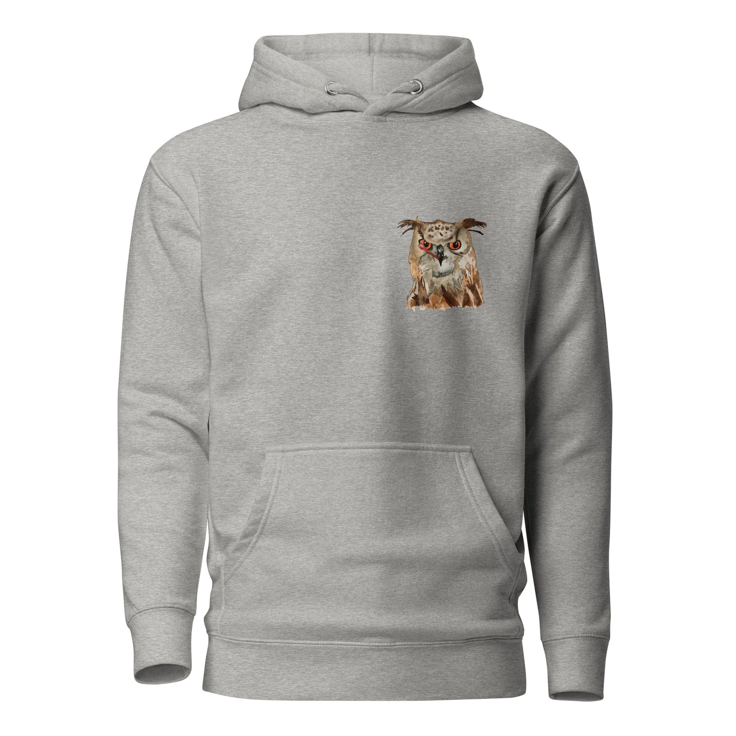 Sick Owl // Unisex Hoodie, front + back